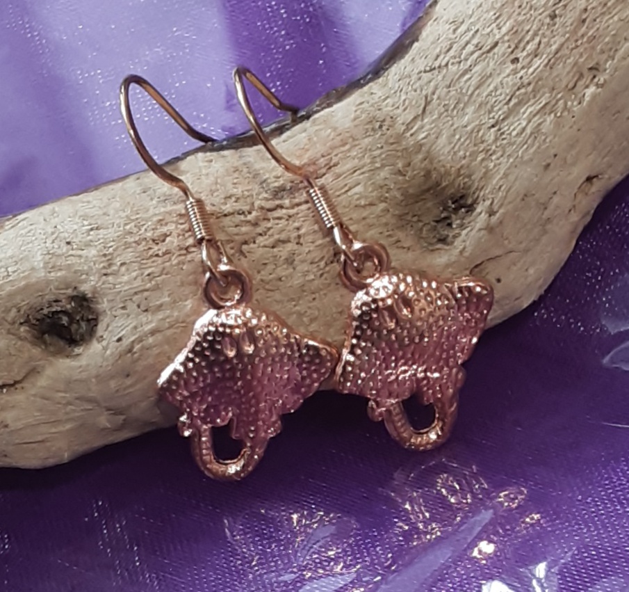 Manta Ray Earrings Fish www.devonmermaid.com