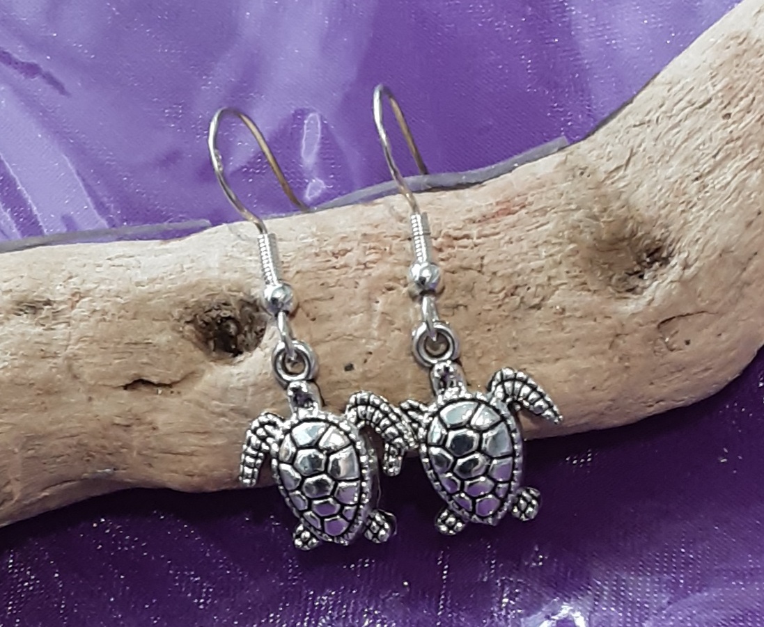 Turtle Earrings www.devonmermaid.com