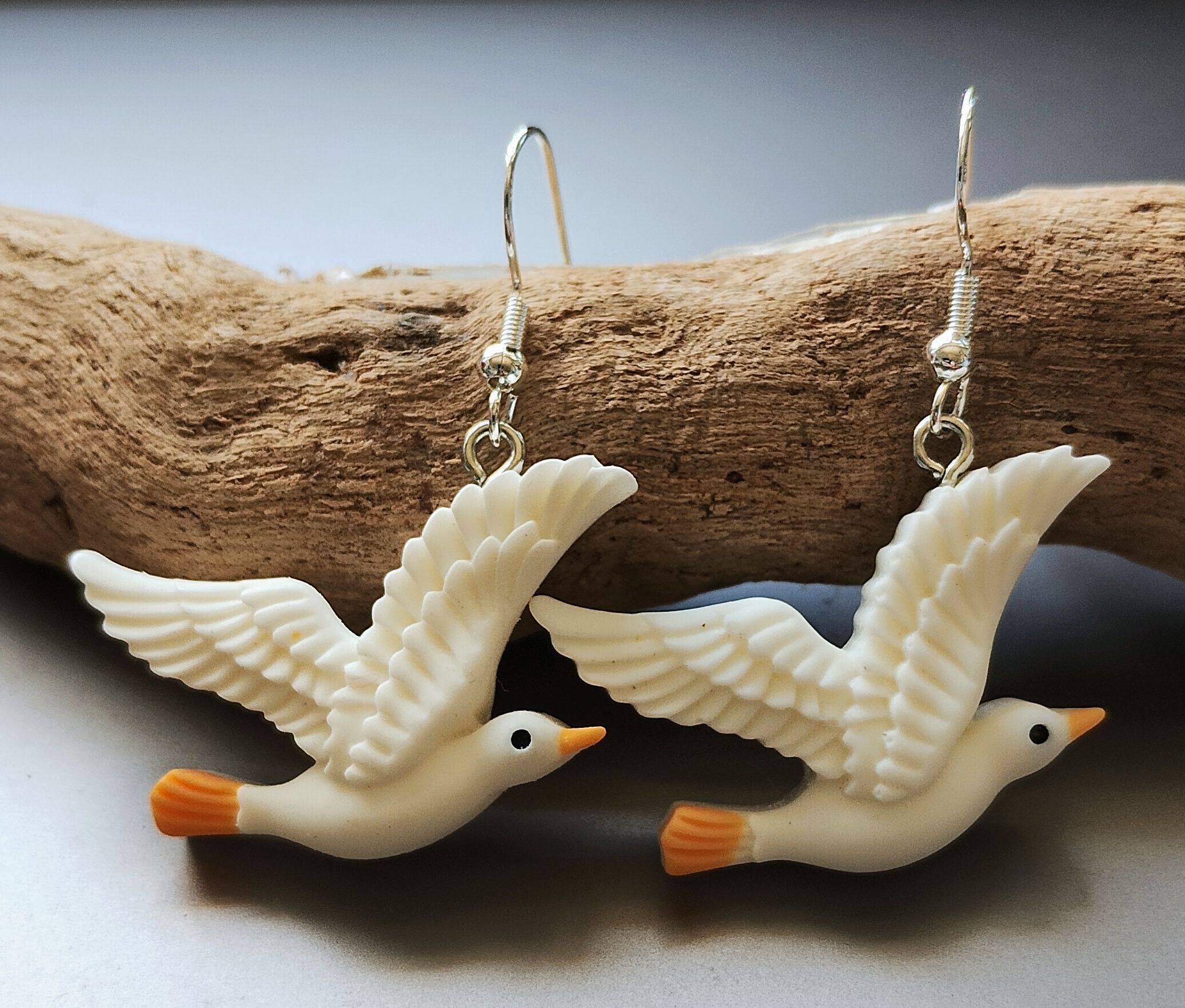 Seagull Earrings www.devonmermaid.com