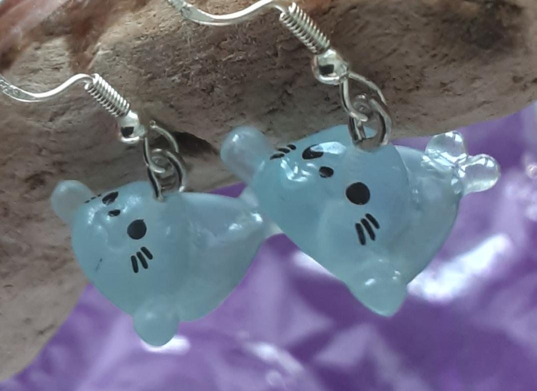 Seal Earrings www.devonmermaid.com