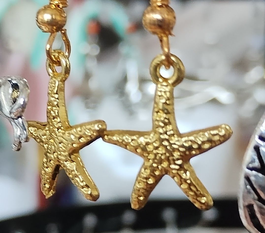 Starfish Earrings www.devonmermaid.com