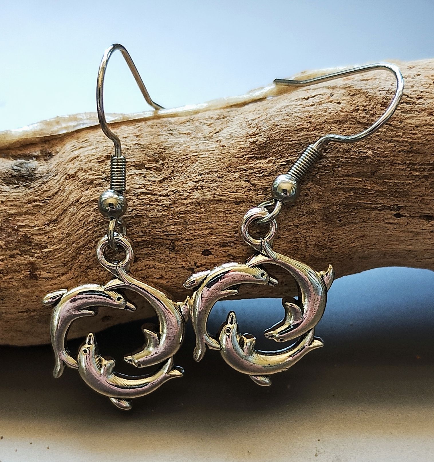 Dolphin Earrings www.devonmermaid.com
