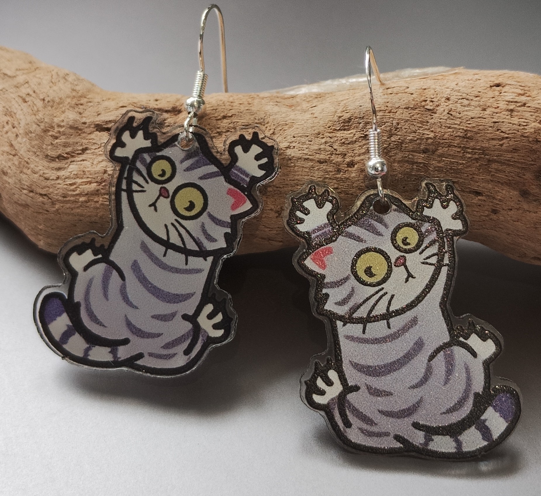 Cat Earrings www.devonmermaid.com