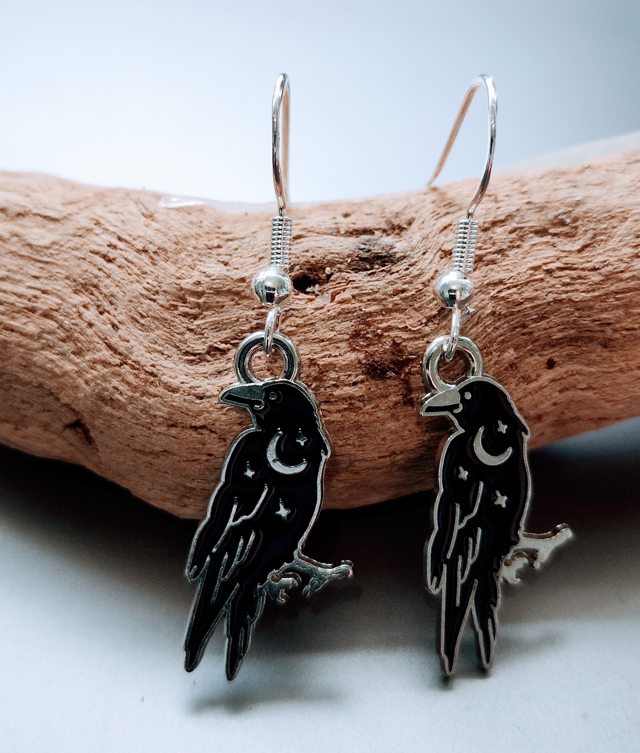 Raven Earrings www.devonmermaid.com