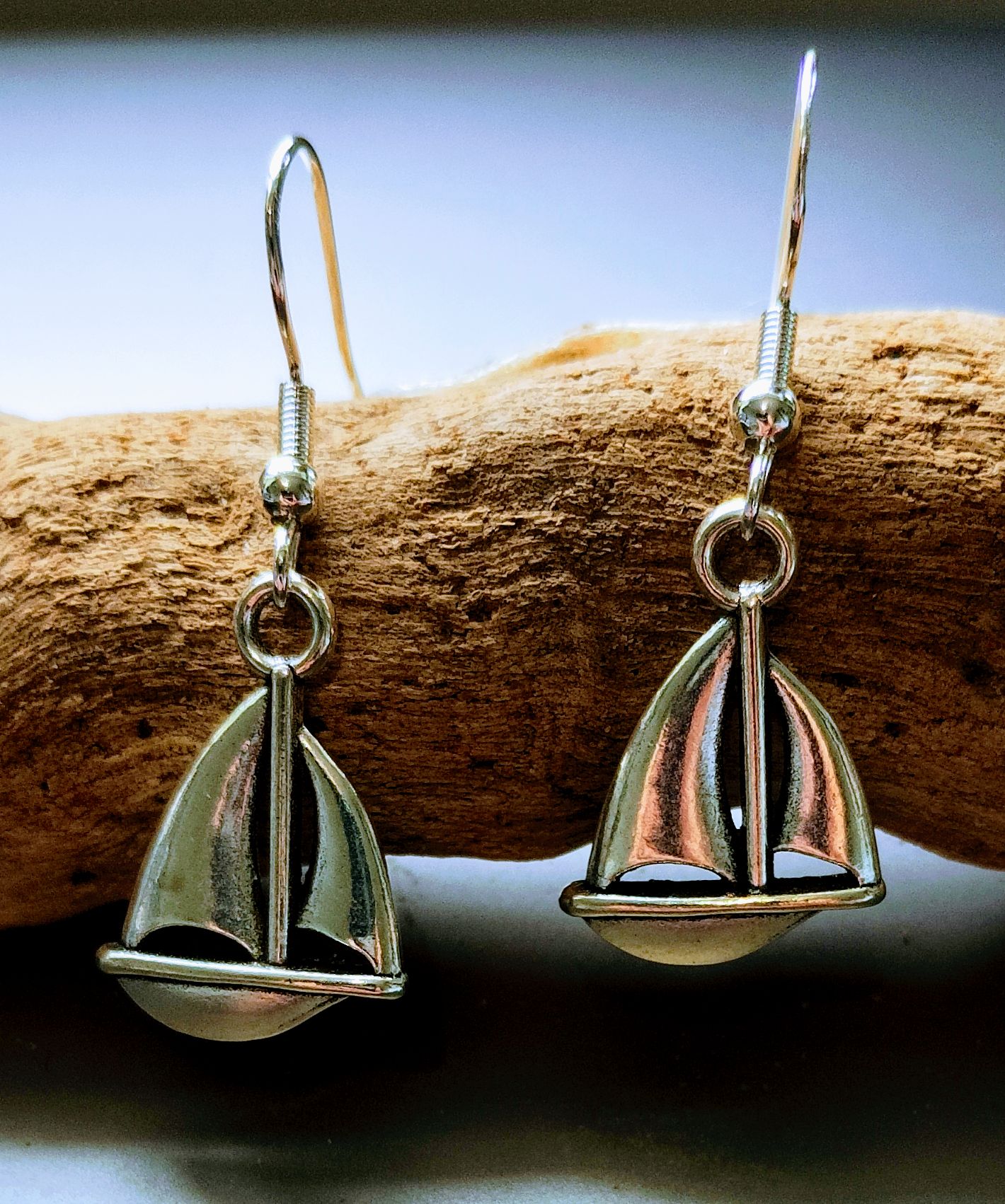 Yacht Earrings Boat Sailing www.devonmermaid.com