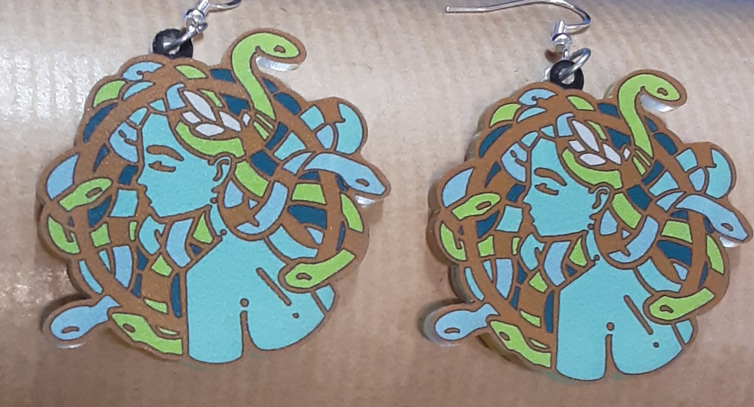 Medusa Earrings www.devonmermaid.com
