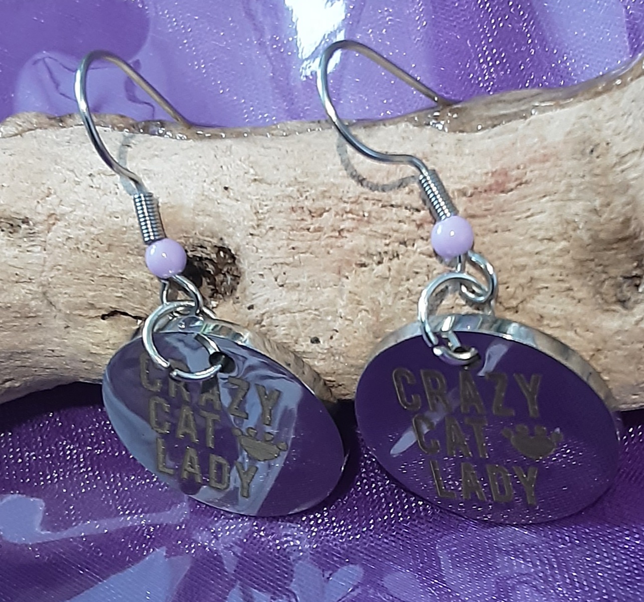 Cat Earrings www.devonmermaid.com