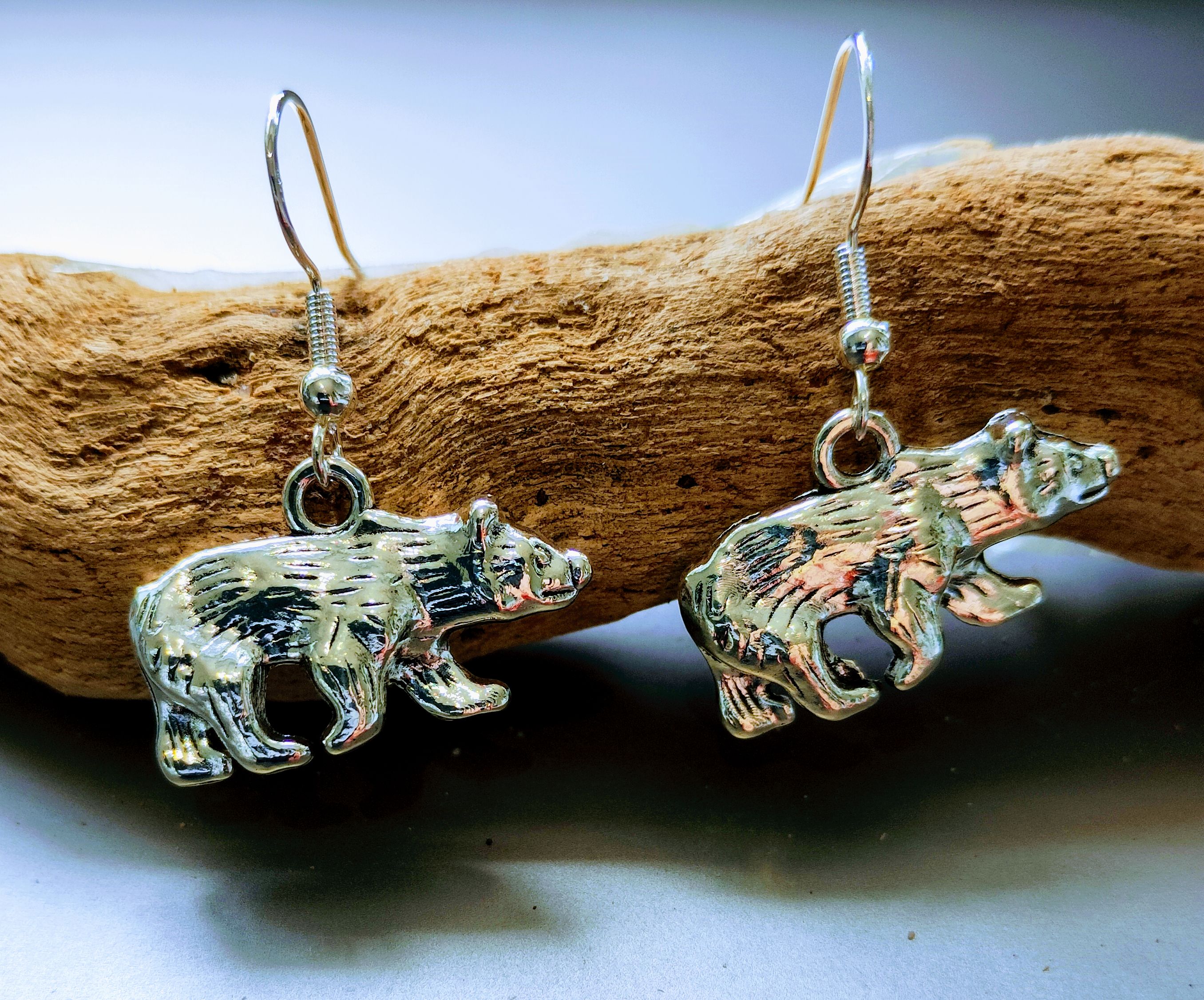 Bear Earrings www.devonmermaid.com