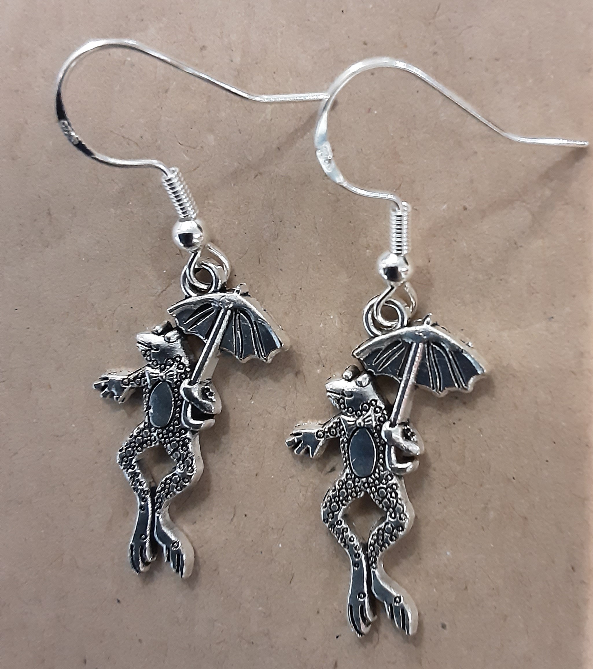 Frog Earrings www.devonmermaid.com