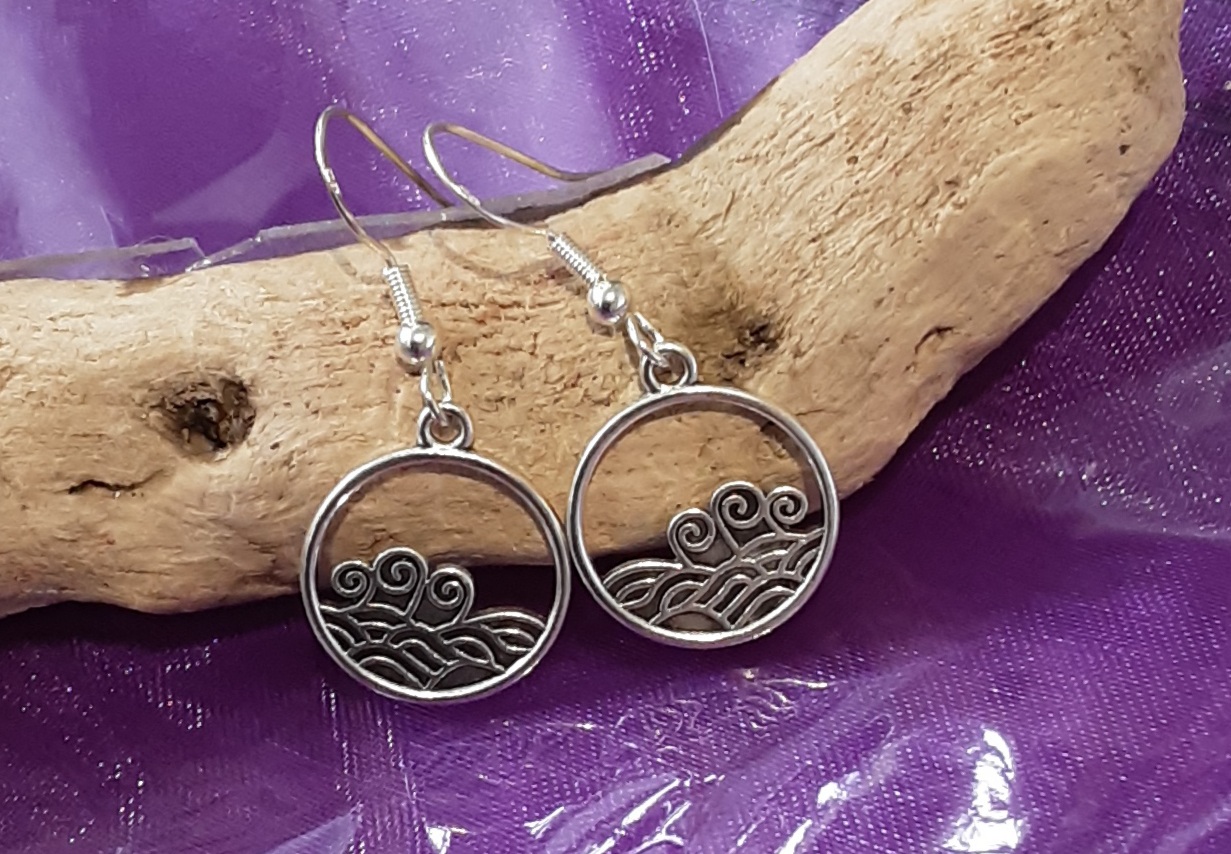 Wave Earrings www.devonmermaid.com