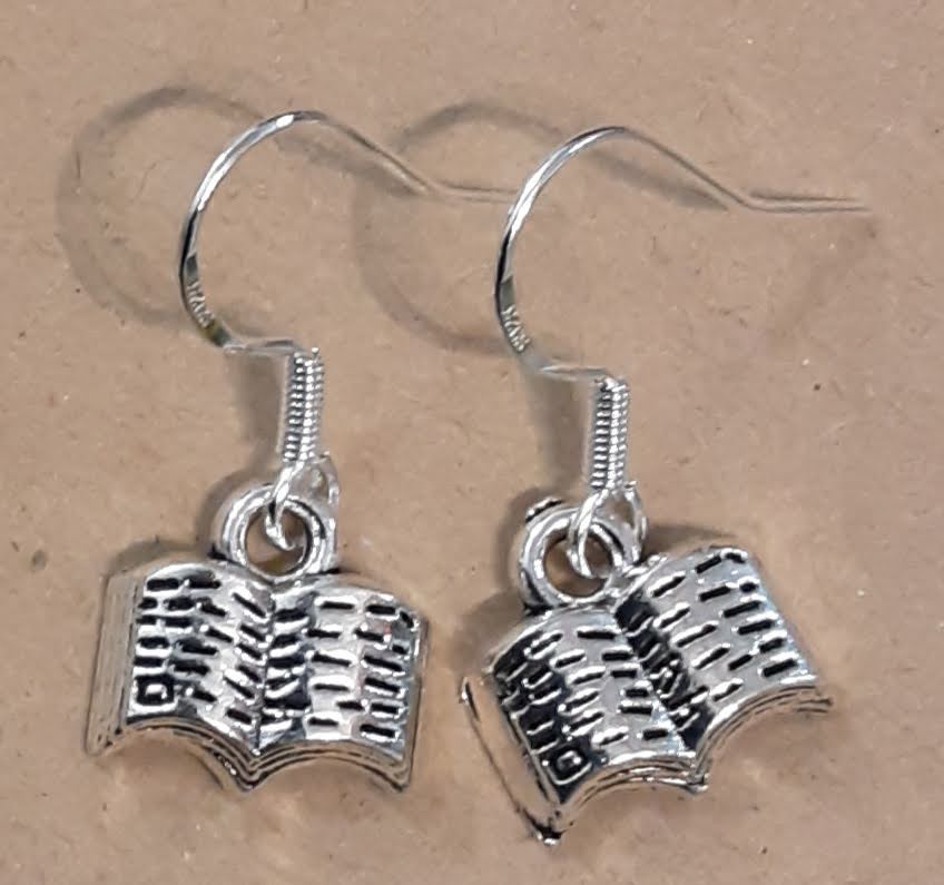 Book Earrings www.devonmermaid.com