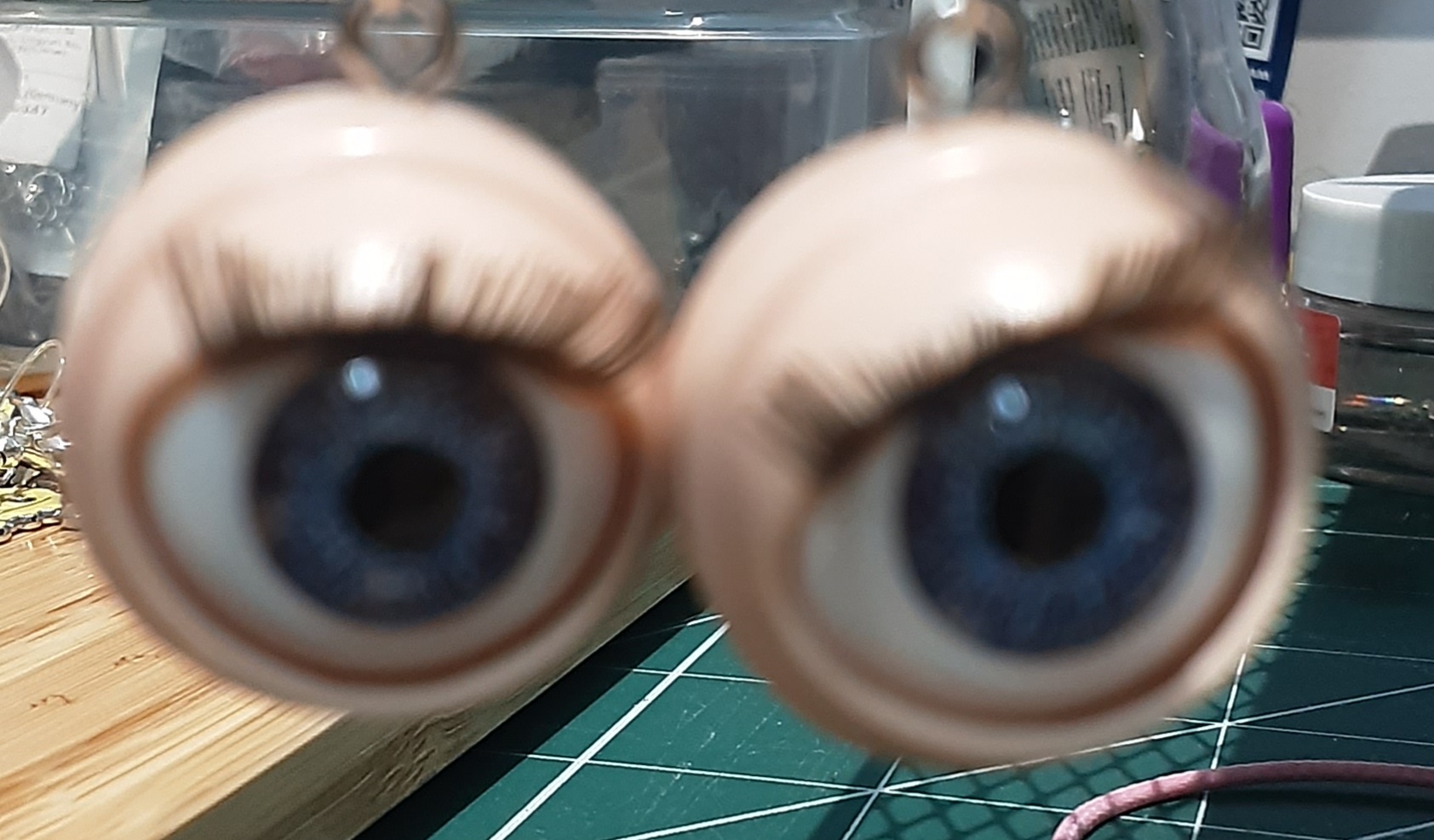 Eyeball Hallowe'en Earrings www.devonmermaid.com