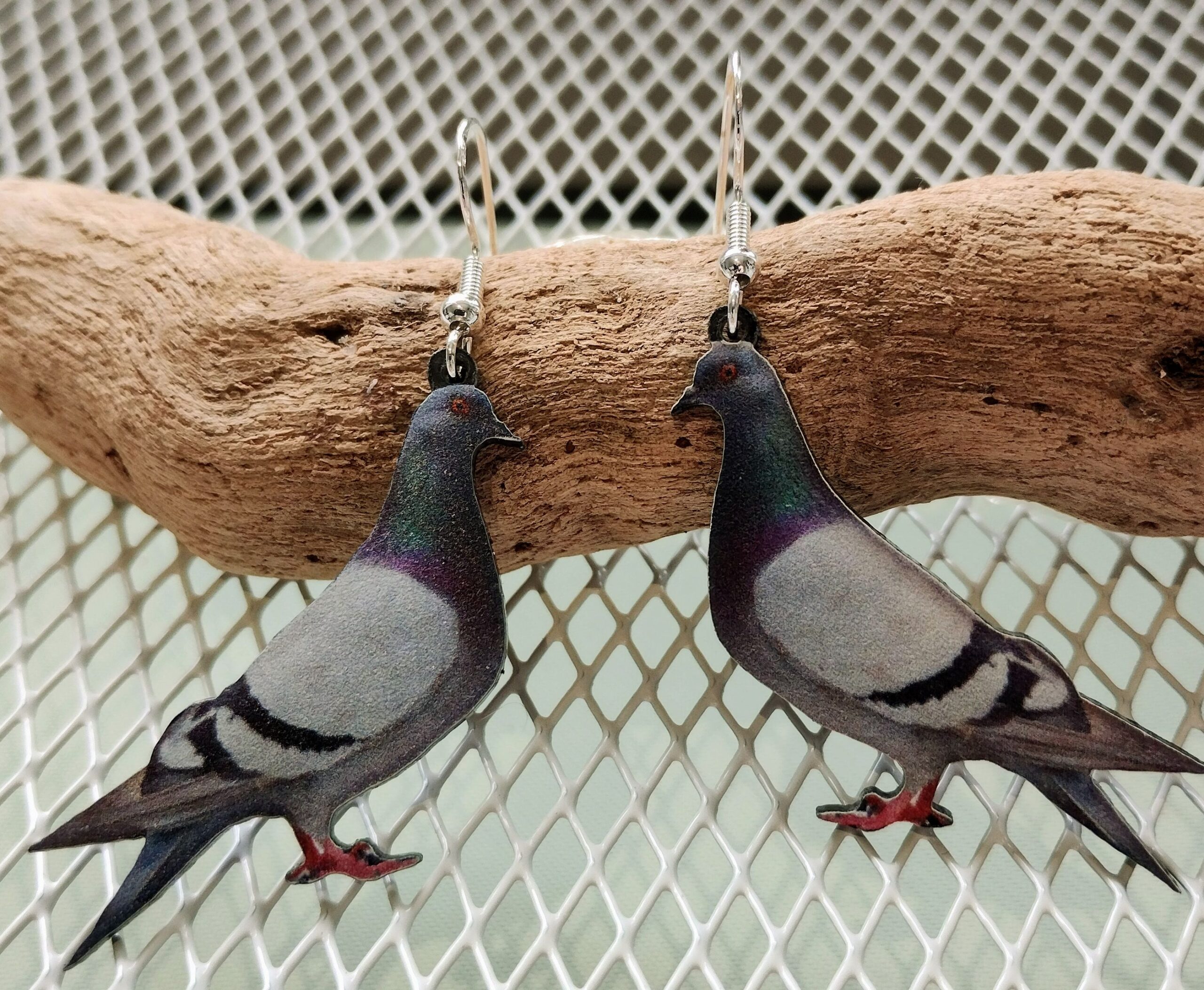Pigeon Bird Earrings www.devonmermaid.com