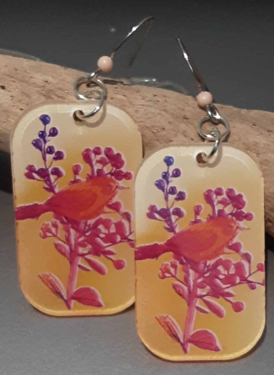 Bird Earrings www.devonmermaid.com
