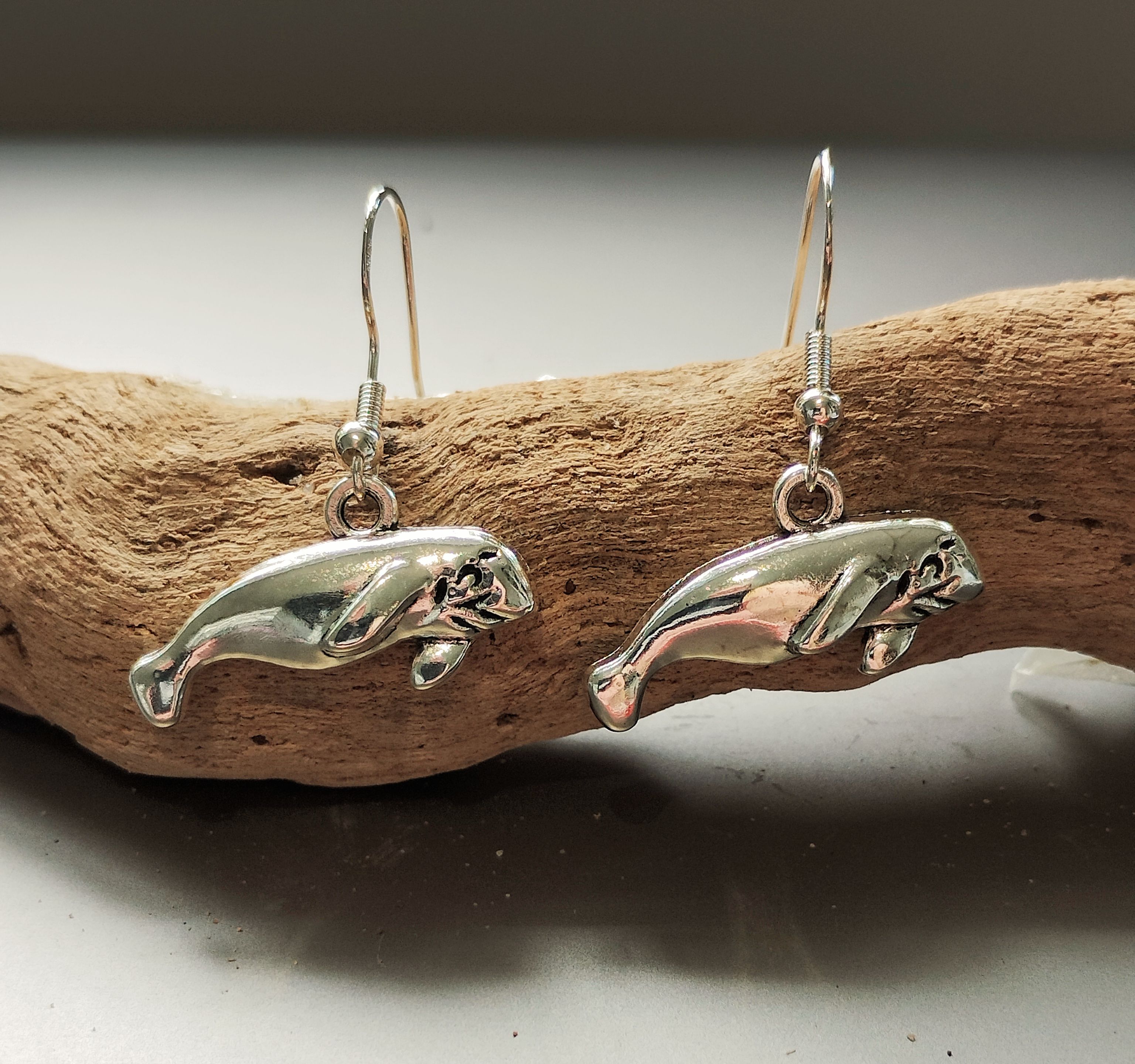 Dugong Manatee Earrings www.devonmermaid.com