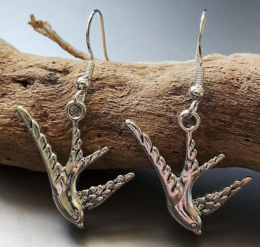 Bird Earrings www.devonmermaid.com
