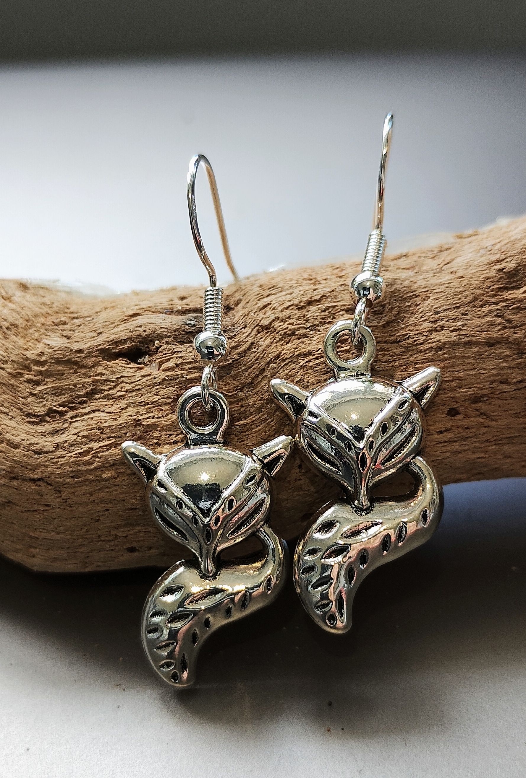 Fox Earrings www.devonmermaid.com