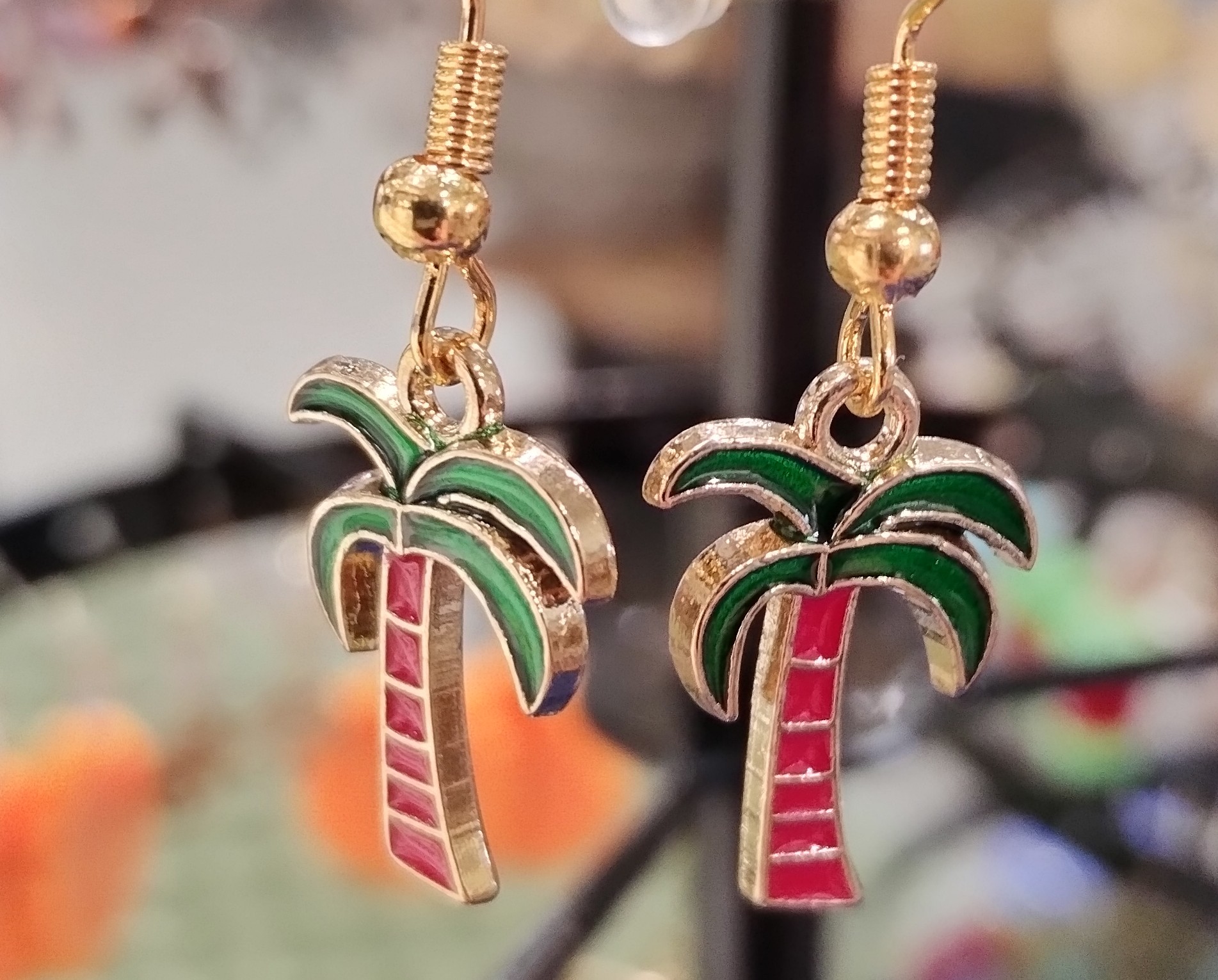 Palm Tree Earrings www.devonmermaid.com