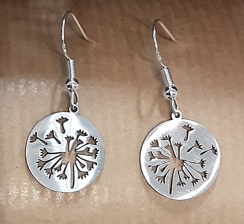 Dandelion Earrings www.devonmermaid.com