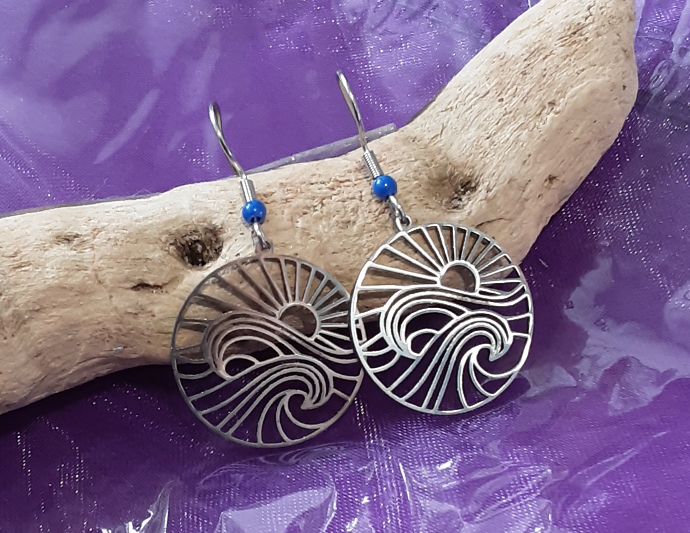 Wave Earrings www.devonmermaid.com