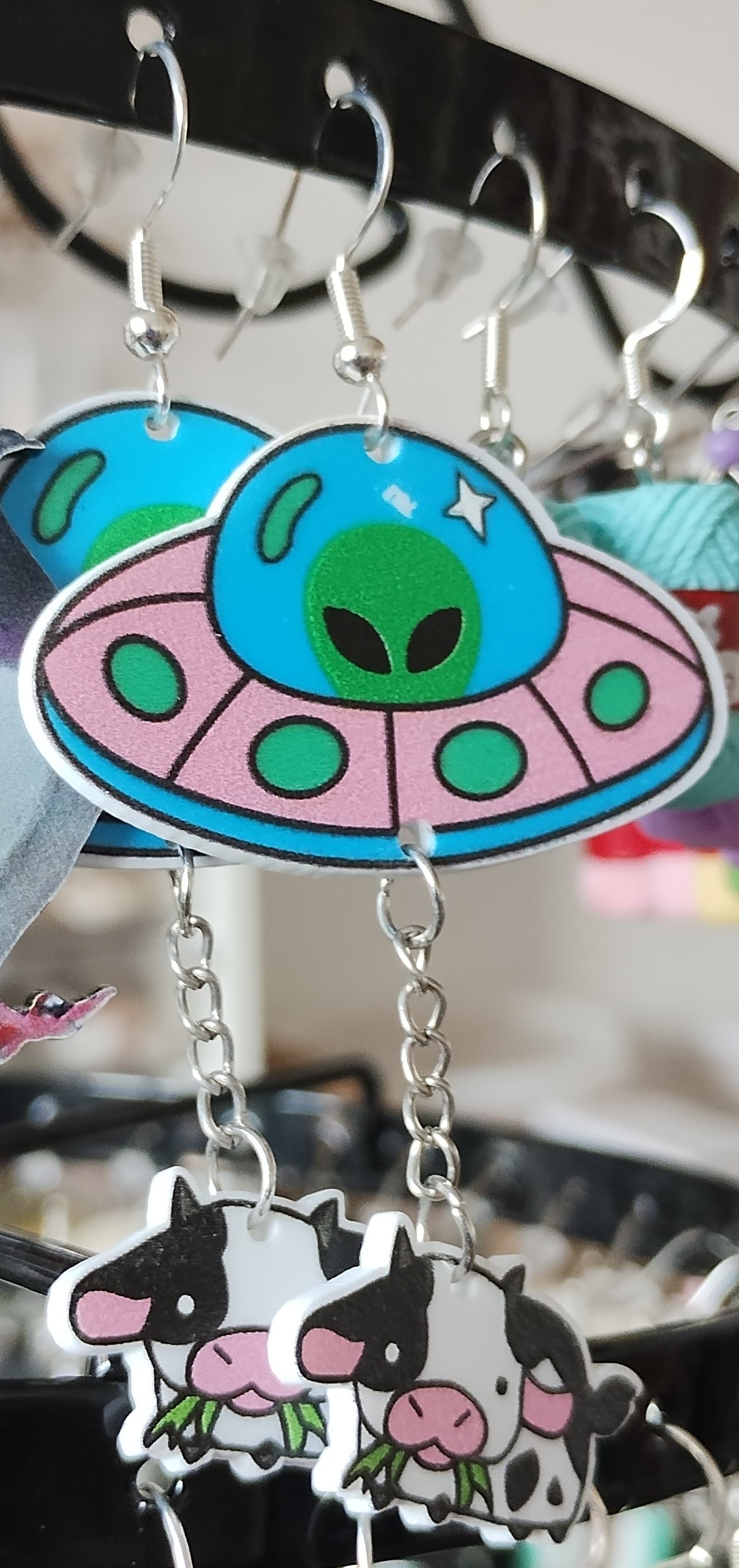 UFO Earrings www.devonmermaid.com