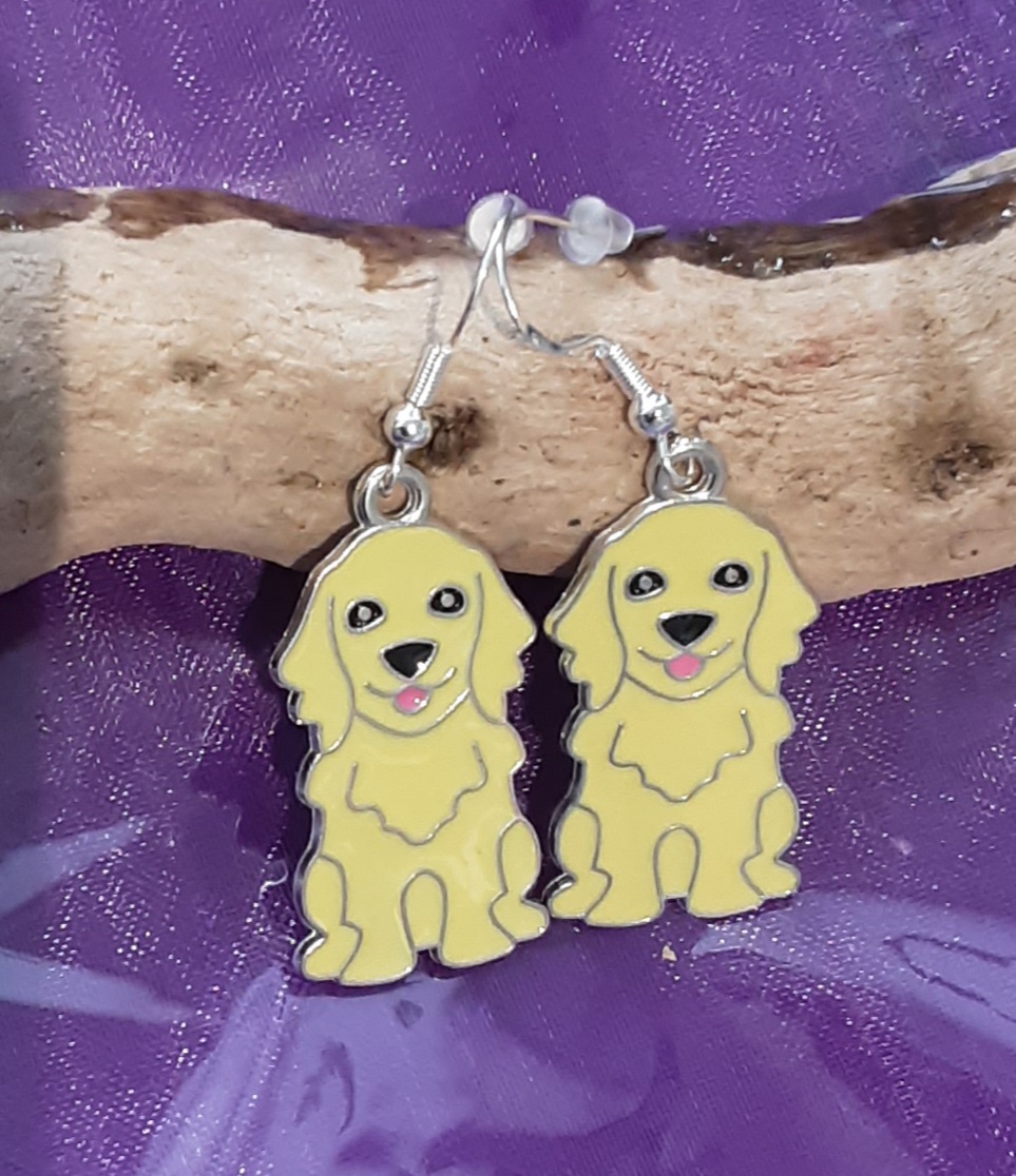 Dog Earrings www.devonmermaid.com