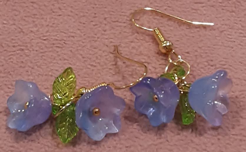 Flower Earrings www.devonmermaid.com