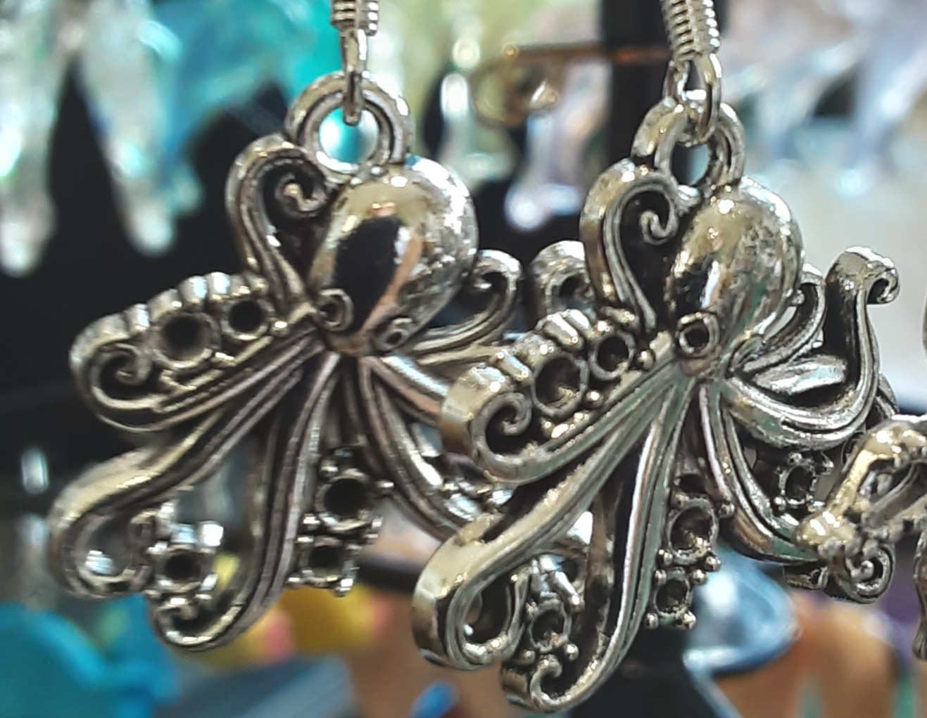 Octopus Earrings www.devonmermaid.com
