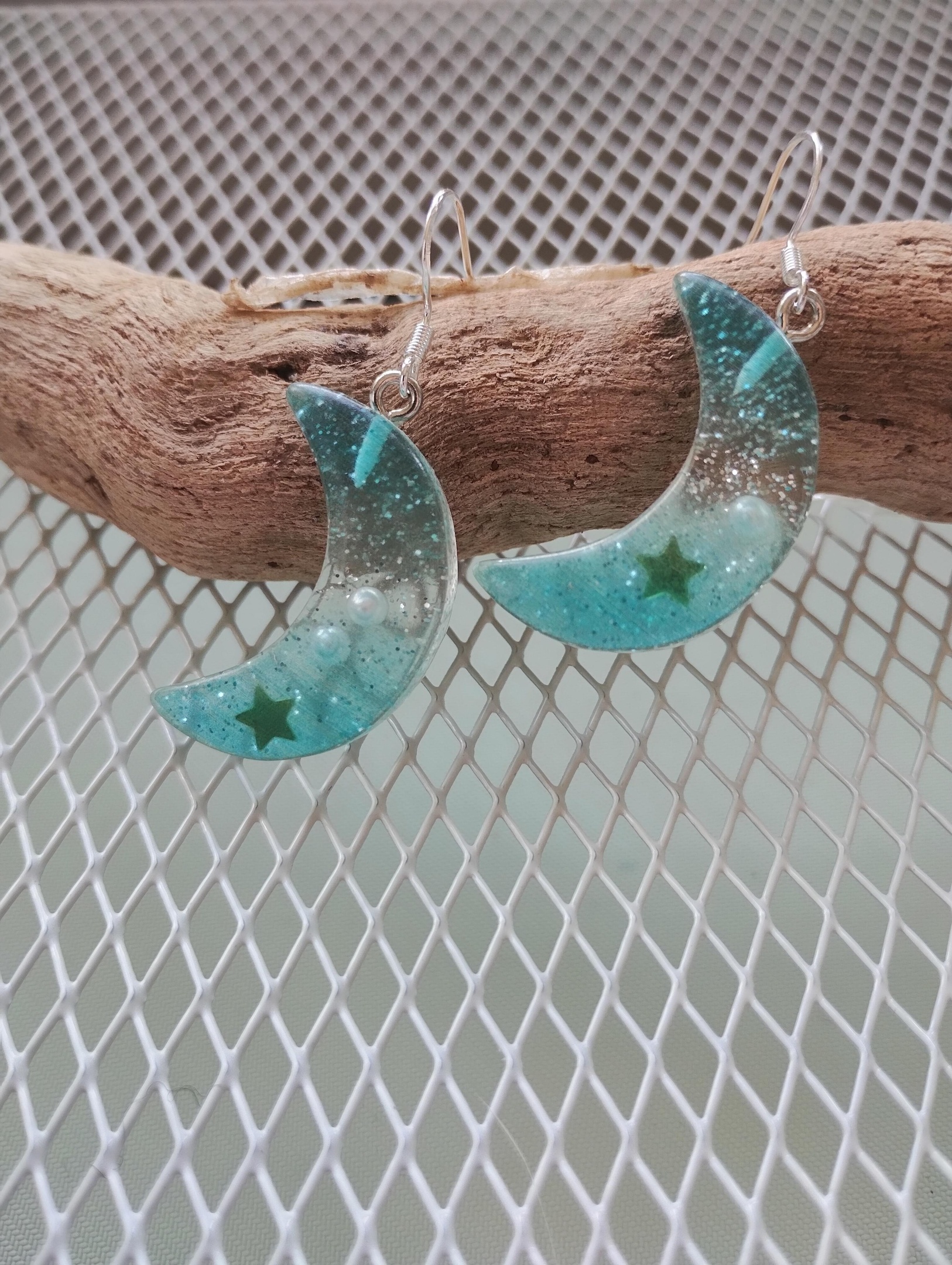 Moon Earrings www.devonmermaid.com