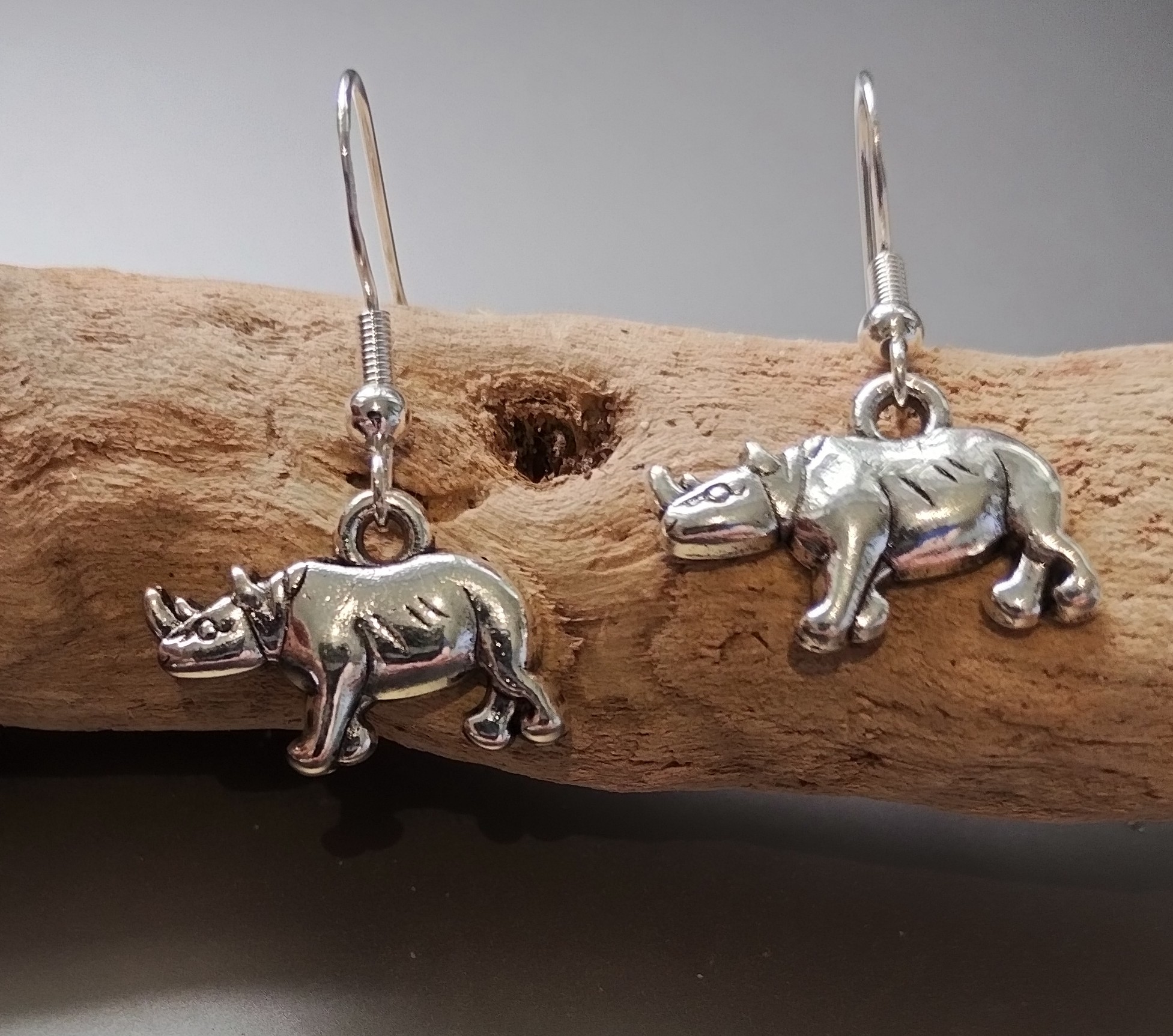 Rhinoceros Earrings www.devonmermaid.com