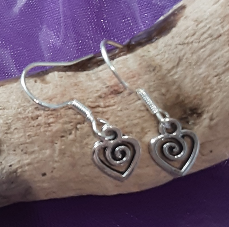 Heart Earrings www.devonmermaid.com