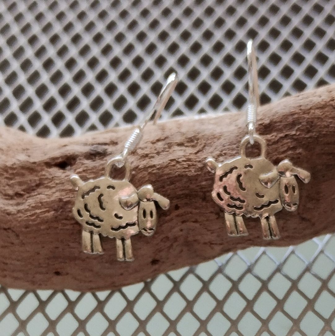 Sheep Earrings www.devonmermaid.com