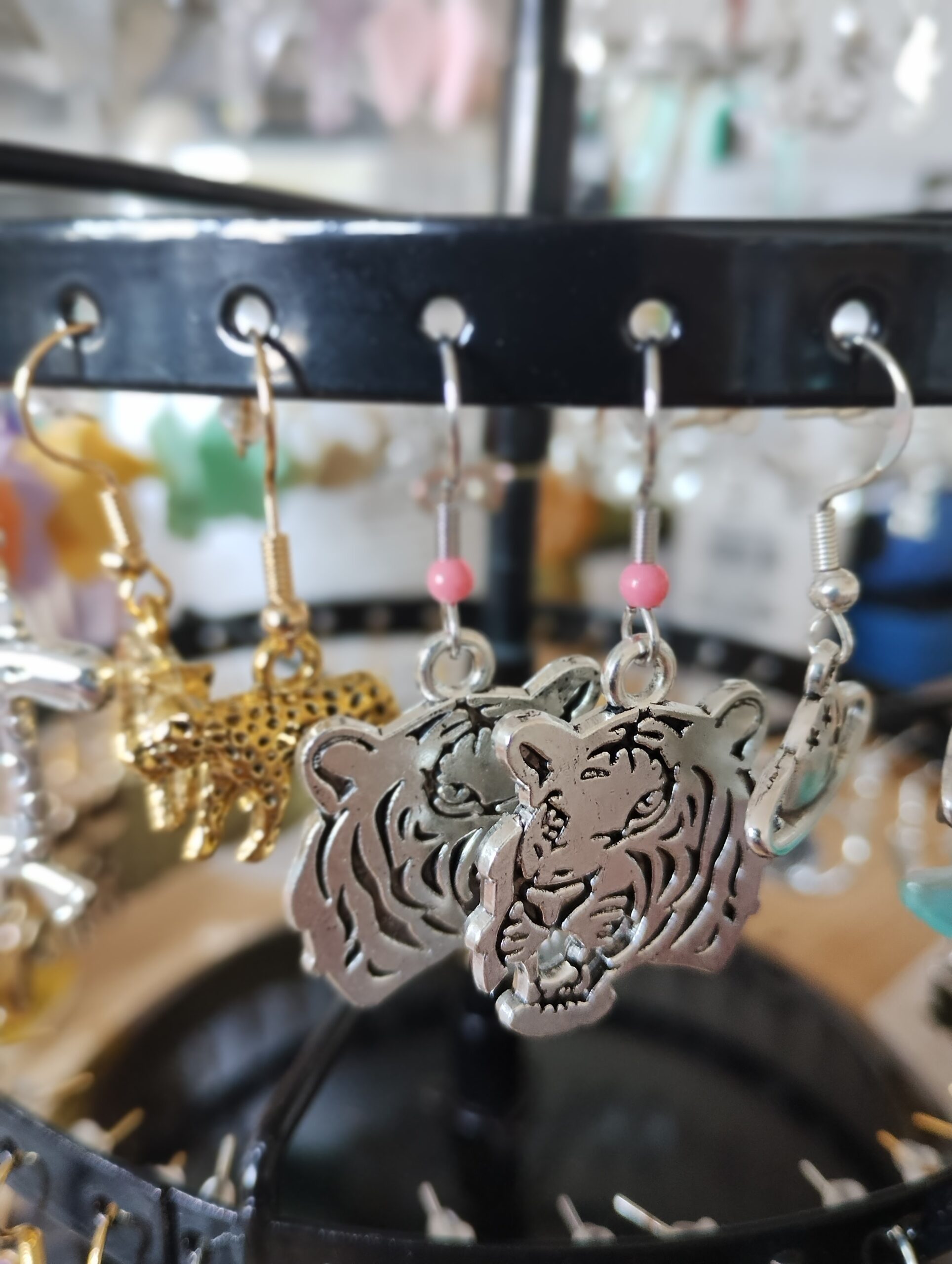 Tiger Earrings www.devonmermaid.com