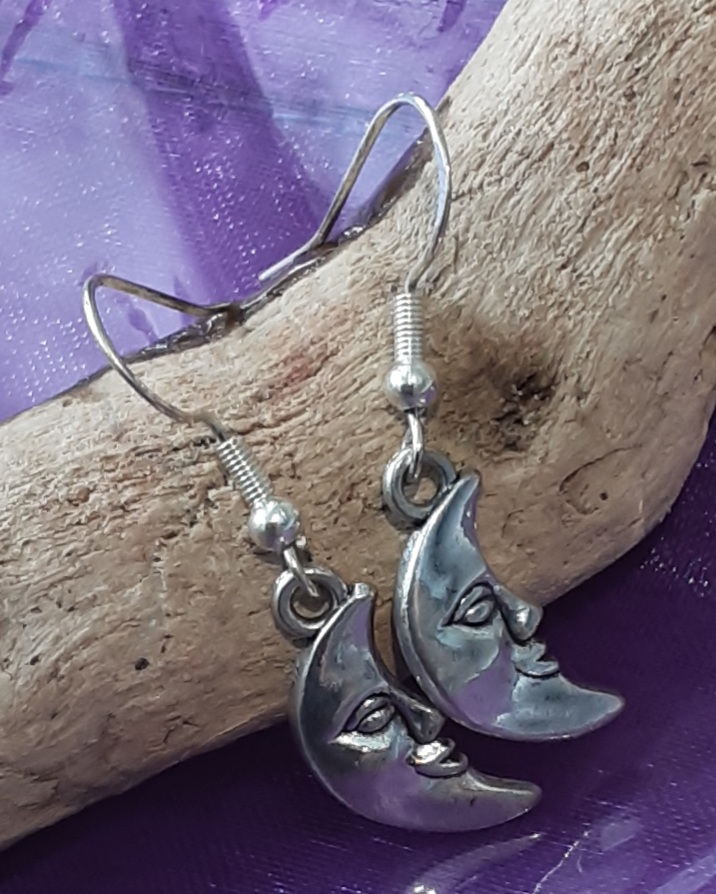 Moon Earrings www.devonmermaid.com