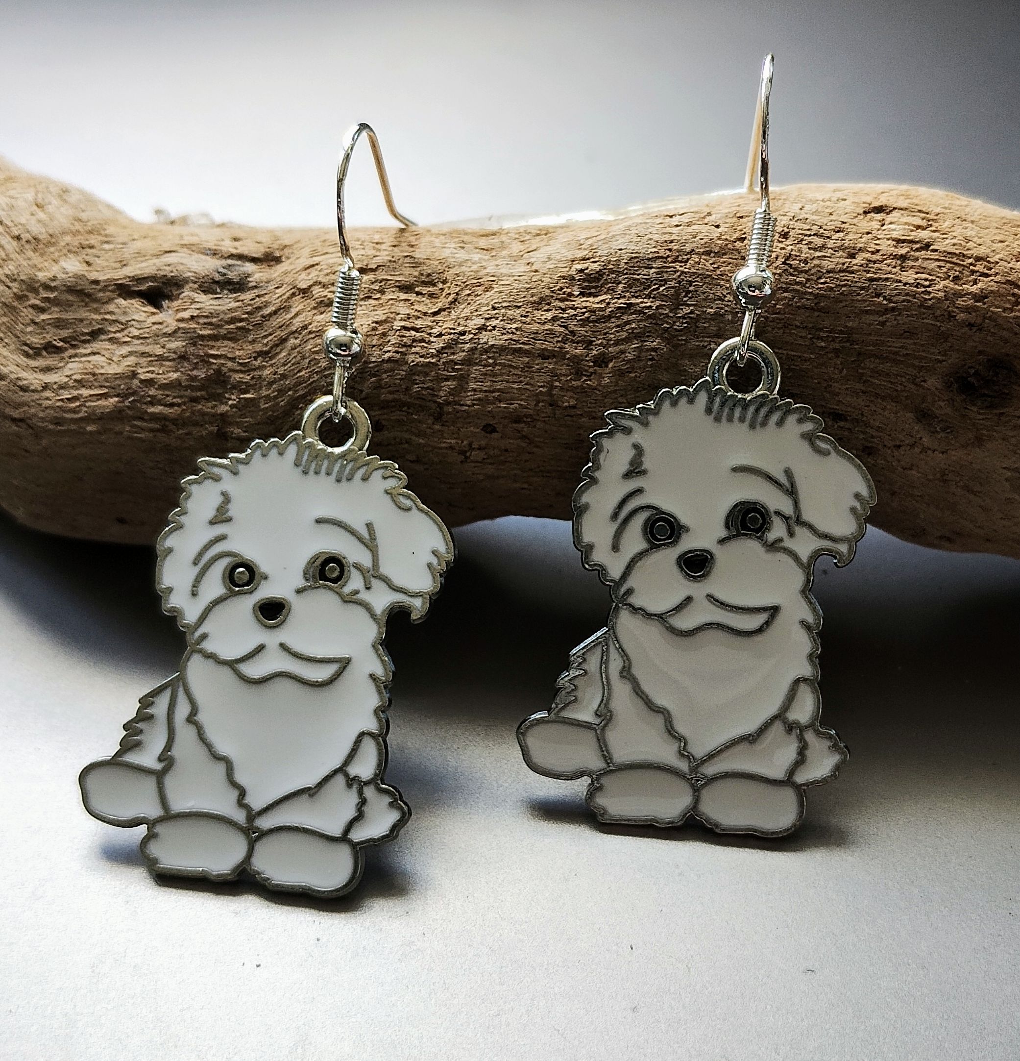 Dog Earrings www.devonmermaid.com