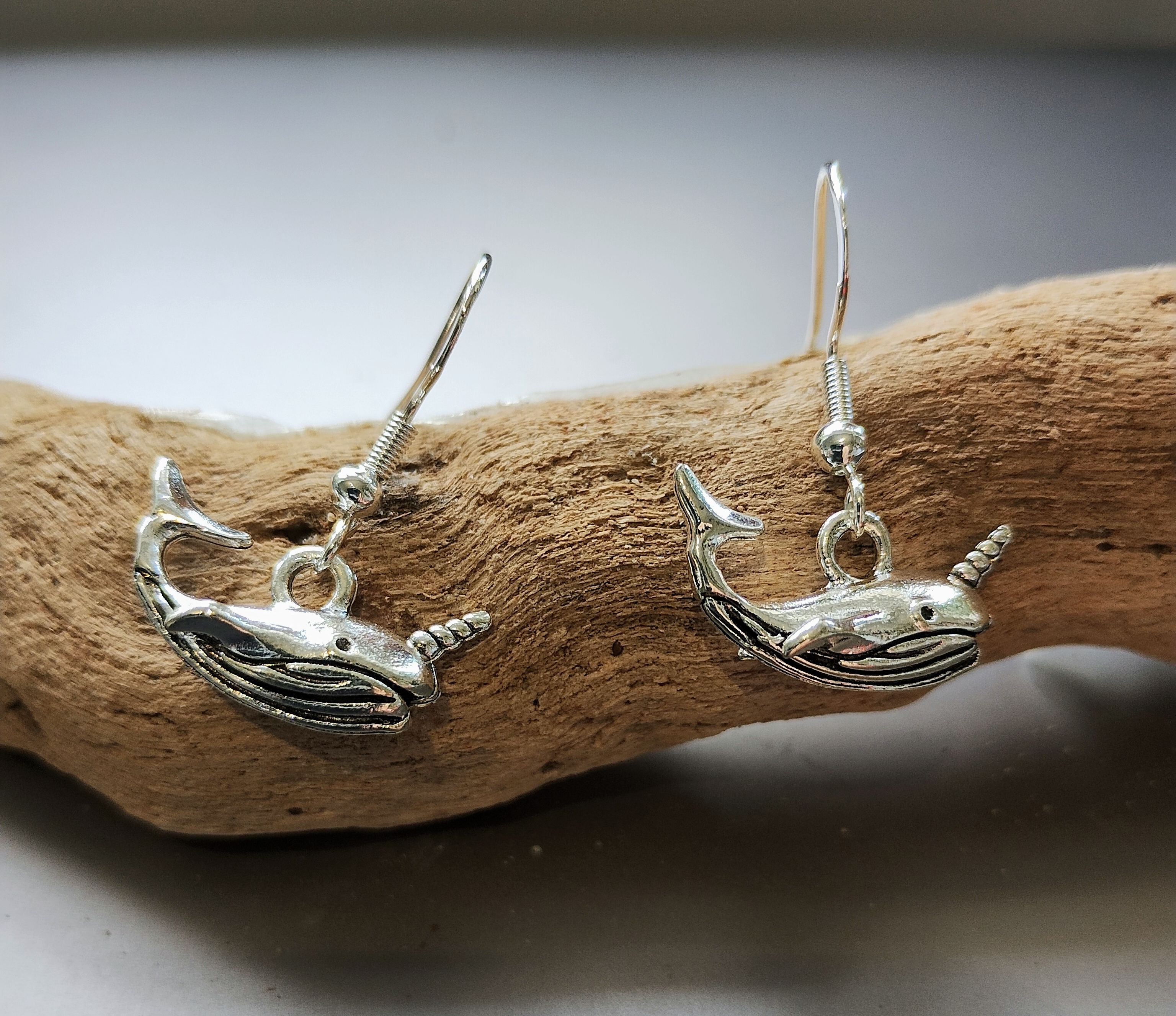 Narwhal Earrings www.devonmermaid.com
