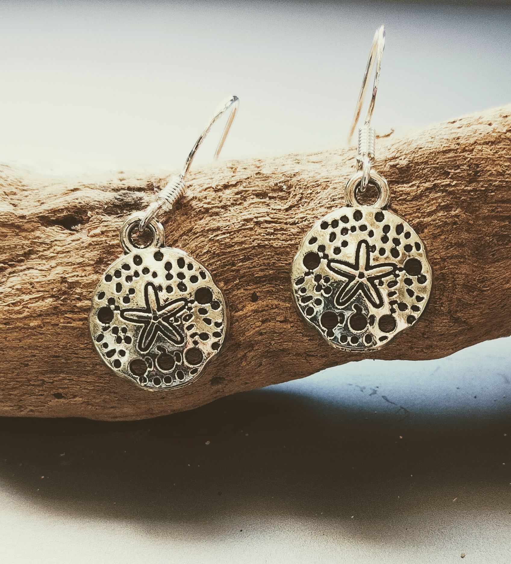 Sand Dollar Earrings www.devonmermaid.com