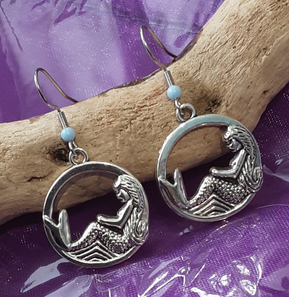 Mermaid Earrings www.devonmermaid.com