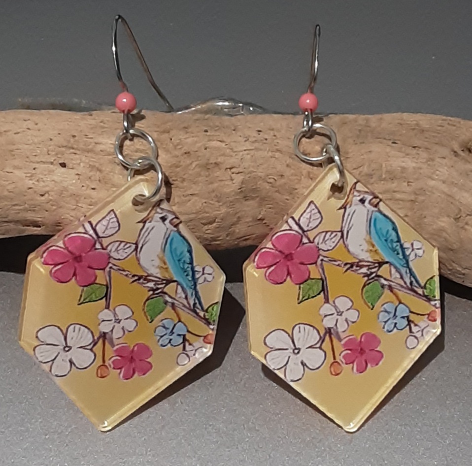 Bird Earrings www.devonmermaid.com
