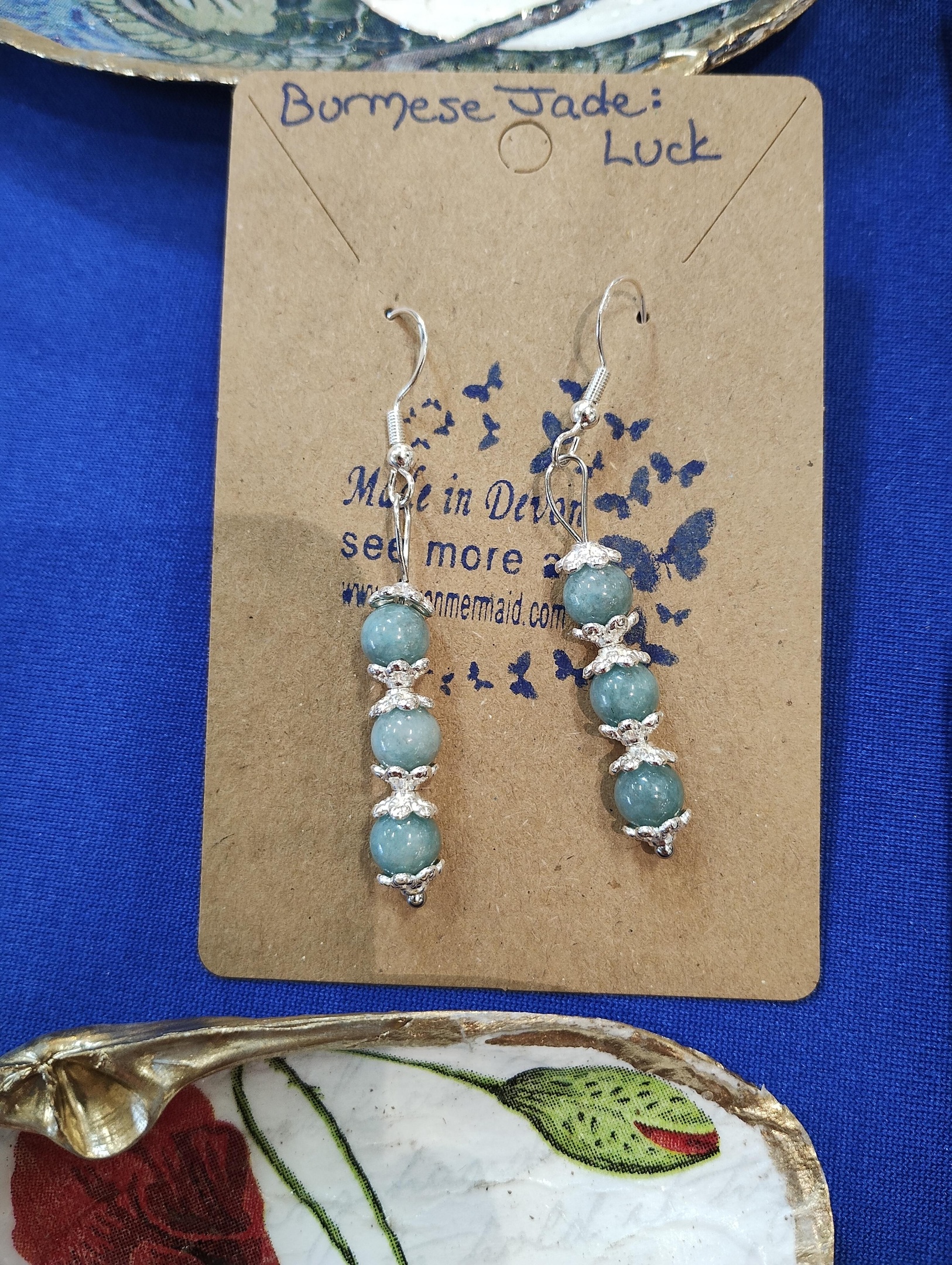 Burmese Jade Earrings www.devonmermaid.com