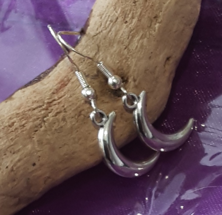 Moon Earrings www.devonmermaid.com