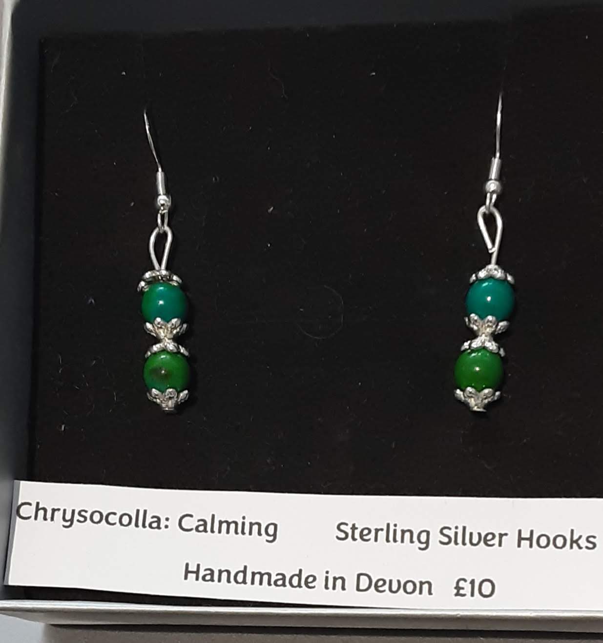 Chrysocolla Earrings www.devonmermaid.com