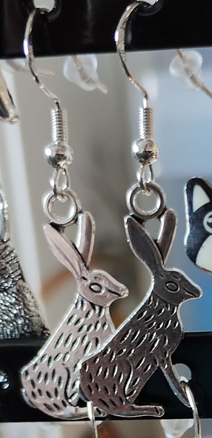 Hare Earrings www.devonmermaid.com