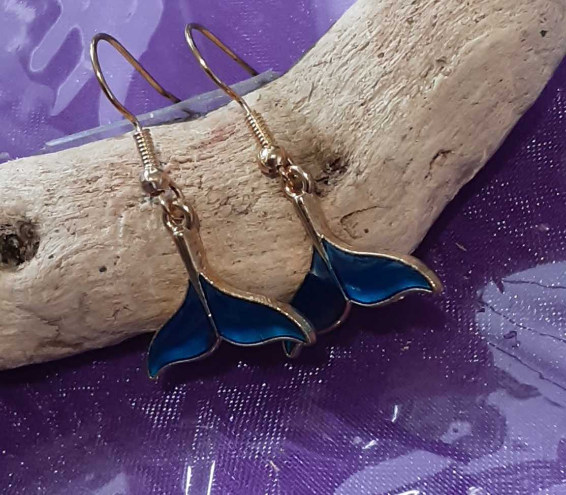 Mermaid Tail Earrings www.devonmermaid.com