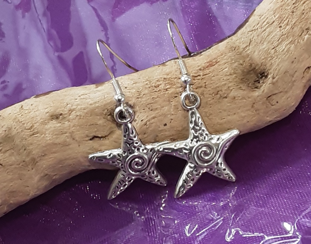 Starfish Earrings www.devonmermaid.com