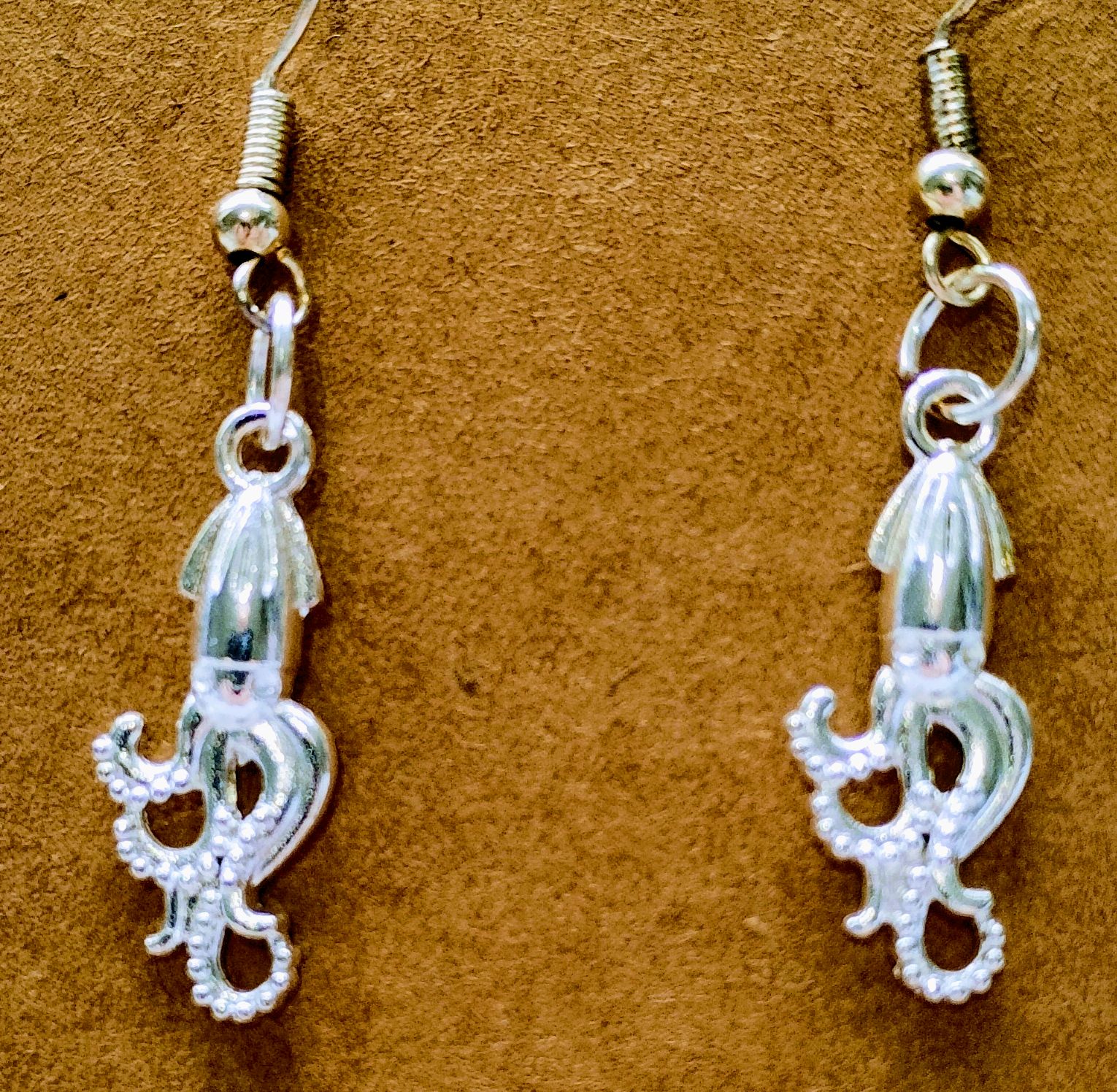 Squid Earrings www.devonmermaid.com