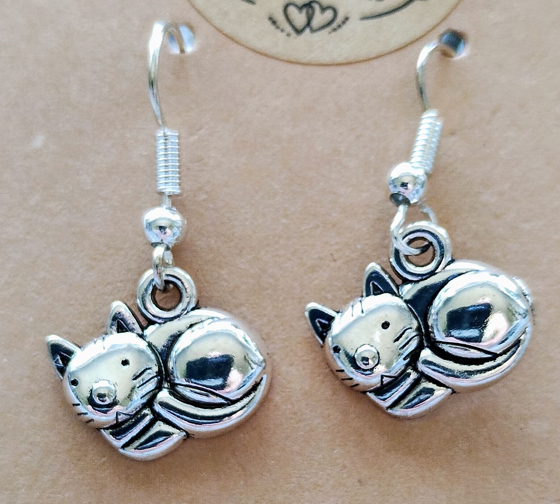 Cat Earrings www.devonmermaid.com