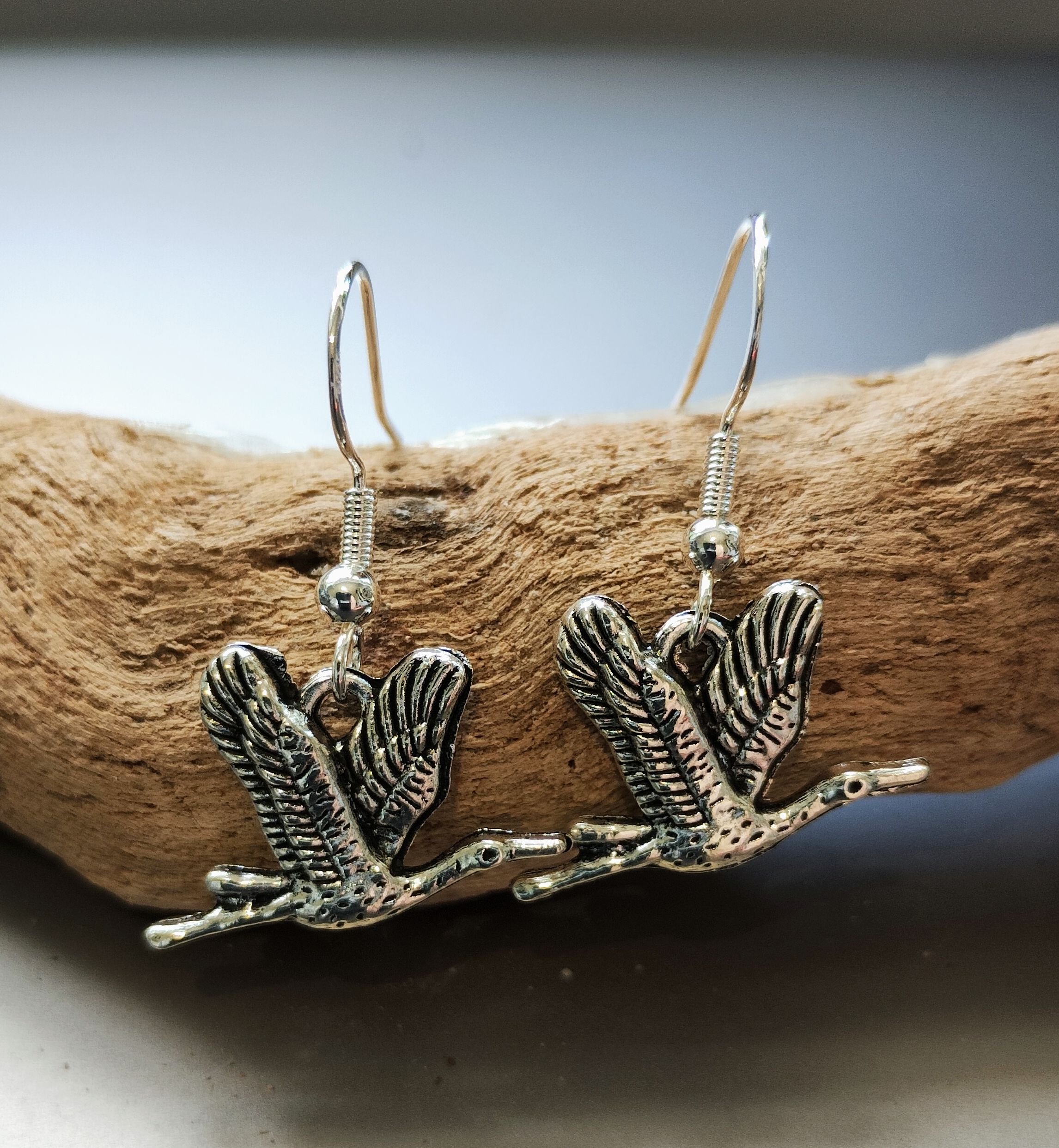 Swan Earrings www.devonmermaid.com