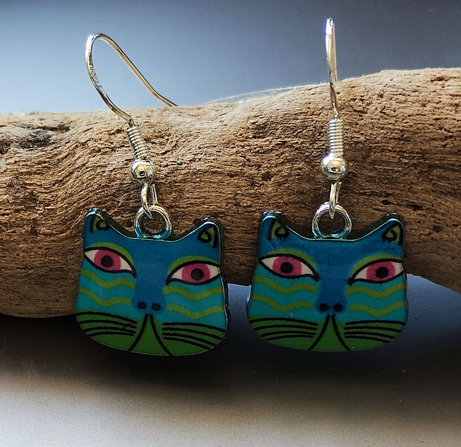Cat Earrings www.devonmermaid.com