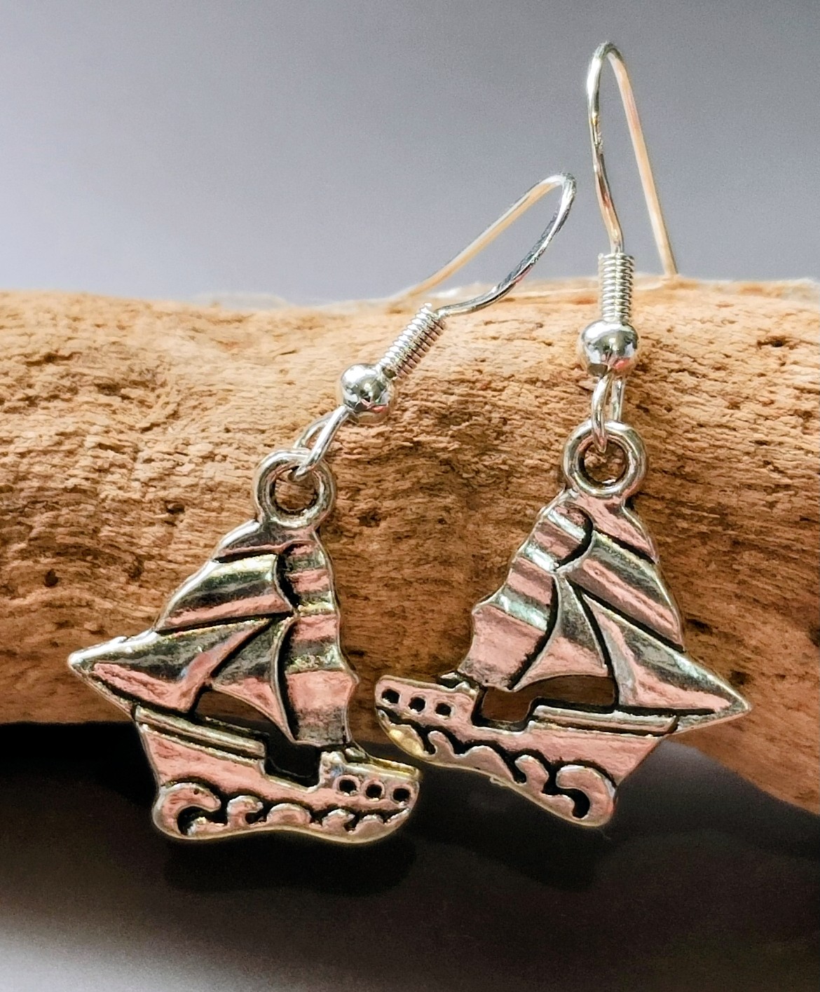 Ship Boat Sailing Earrings www.devonmermaid.com